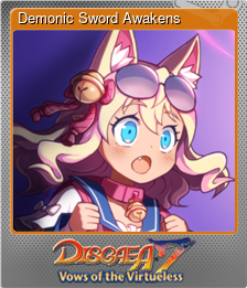 Series 1 - Card 2 of 7 - Demonic Sword Awakens