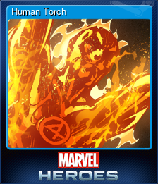 Series 1 - Card 5 of 9 - Human Torch