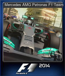 Series 1 - Card 7 of 11 - Mercedes AMG Petronas F1 Team
