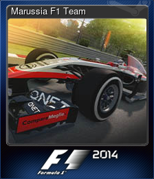 Series 1 - Card 5 of 11 - Marussia F1 Team