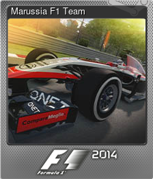 Series 1 - Card 5 of 11 - Marussia F1 Team