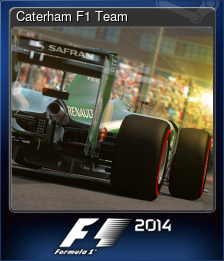 Series 1 - Card 1 of 11 - Caterham F1 Team