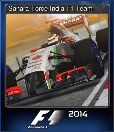 Series 1 - Card 3 of 11 - Sahara Force India F1 Team