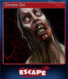 Series 1 - Card 6 of 7 - Zombie Girl