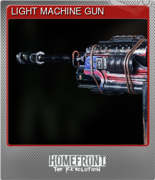 Series 1 - Card 5 of 9 - LIGHT MACHINE GUN