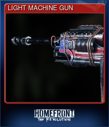 Series 1 - Card 5 of 9 - LIGHT MACHINE GUN