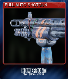 Series 1 - Card 4 of 9 - FULL AUTO SHOTGUN