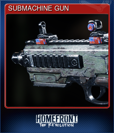 Series 1 - Card 8 of 9 - SUBMACHINE GUN