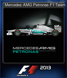 Series 1 - Card 3 of 11 - Mercedes AMG Petronas F1 Team