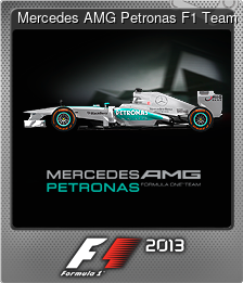 Series 1 - Card 3 of 11 - Mercedes AMG Petronas F1 Team