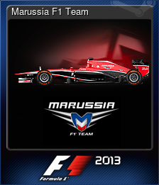 Series 1 - Card 10 of 11 - Marussia F1 Team