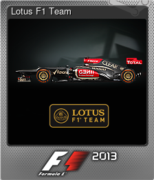 Series 1 - Card 4 of 11 - Lotus F1 Team