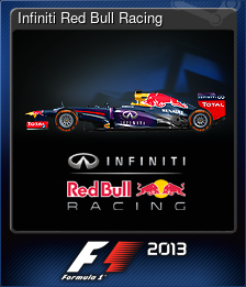 Series 1 - Card 1 of 11 - Infiniti Red Bull Racing