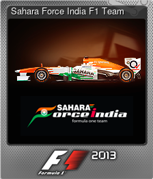 Series 1 - Card 6 of 11 - Sahara Force India F1 Team