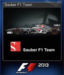 Series 1 - Card 7 of 11 - Sauber F1 Team
