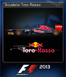 Series 1 - Card 8 of 11 - Scuderia Toro Rosso
