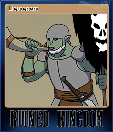 Series 1 - Card 4 of 5 - Lieutenant