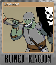 Series 1 - Card 4 of 5 - Lieutenant