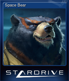 Series 1 - Card 1 of 8 - Space Bear