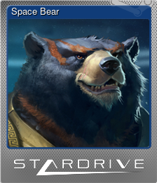 Series 1 - Card 1 of 8 - Space Bear