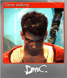 Series 1 - Card 5 of 5 - Dante walking