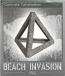 Series 1 - Card 6 of 8 - Concrete Tetrahedron