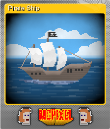 Series 1 - Card 8 of 13 - Pirate Ship