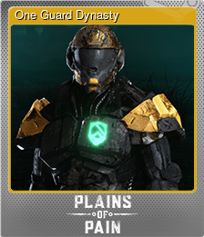 Series 1 - Card 6 of 7 - One Guard Dynasty