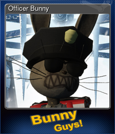 Series 1 - Card 7 of 7 - Officer Bunny