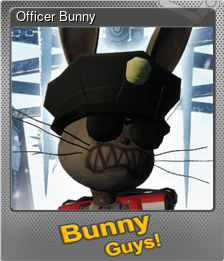 Series 1 - Card 7 of 7 - Officer Bunny