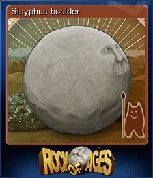 Series 1 - Card 5 of 8 - Sisyphus boulder