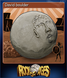 Series 1 - Card 2 of 8 - David boulder