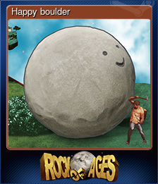 Series 1 - Card 7 of 8 - Happy boulder