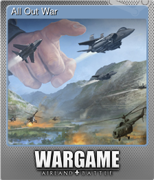 Series 1 - Card 1 of 6 - All Out War