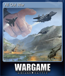 Series 1 - Card 1 of 6 - All Out War