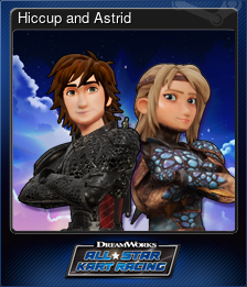 Series 1 - Card 4 of 13 - Hiccup and Astrid