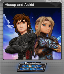 Series 1 - Card 4 of 13 - Hiccup and Astrid