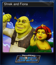 Series 1 - Card 12 of 13 - Shrek and Fiona