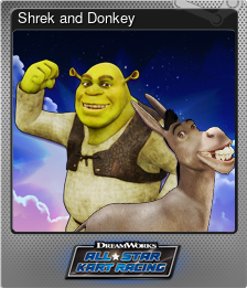 Series 1 - Card 11 of 13 - Shrek and Donkey
