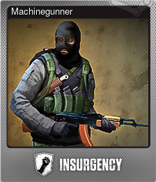 Series 1 - Card 1 of 6 - Machinegunner