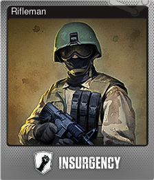 Series 1 - Card 5 of 6 - Rifleman