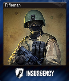 Series 1 - Card 5 of 6 - Rifleman