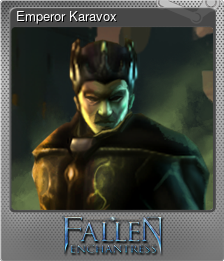 Series 1 - Card 6 of 15 - Emperor Karavox
