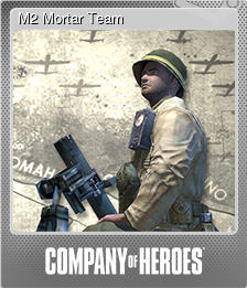 Series 1 - Card 5 of 8 - M2 Mortar Team