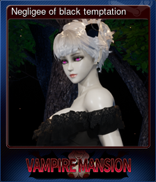 Series 1 - Card 3 of 10 - Negligee of black temptation