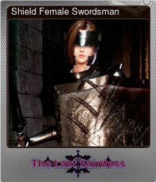 Series 1 - Card 3 of 10 - Shield Female Swordsman