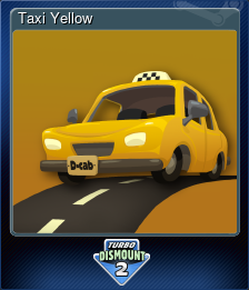 Series 1 - Card 8 of 8 - Taxi Yellow