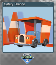 Series 1 - Card 4 of 8 - Safety Orange