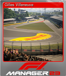 Series 1 - Card 8 of 10 - Gilles Villeneuve