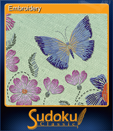 Series 1 - Card 3 of 5 - Embroidery